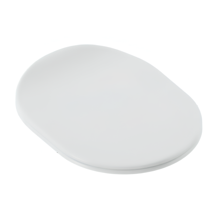 Сиденье с крышкой Artceram CHIC с плавным опусканием цвет белый петли хром CHA001 01 71