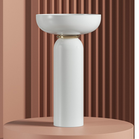 Раковина Artceram Jolie накладная/для пьедестала цвет белый матовый JOL001 05 00