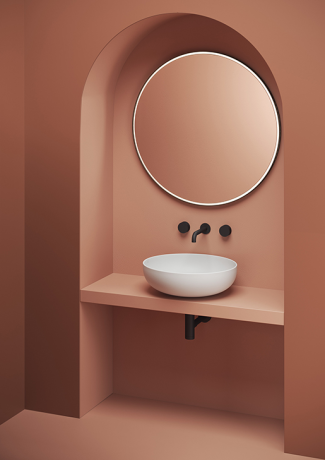 Раковина Artceram Jolie накладная/для пьедестала цвет белый матовый JOL001 05 00