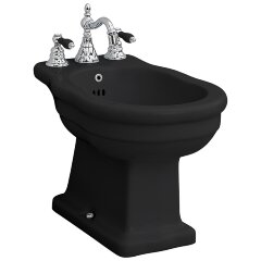 Биде Artceram Hermitage напольное с одним отверстием цвет черный HEB002 03 00