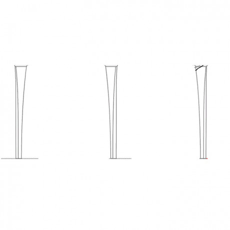 Ножки Artceram Civitas метериал керамика цвет черный CIC002 03 00