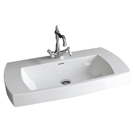 Раковина Artceram Jazz на ножки с одним отверстием цвет белый JZL001 01 00