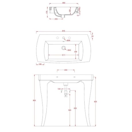 Раковина Artceram Jazz на ножки с одним отверстием цвет белый JZL001 01 00