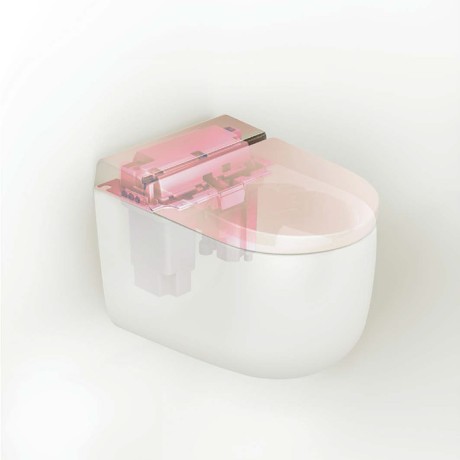 Унитаз-биде Artceram HYPE KHYV001 05 00 подвесной безободковый saniglaze soft-close с пультом управления цвет белый матовый