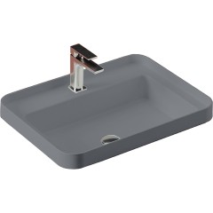 Раковина Artceram Fuori Scala встраиваемая сверху/накладная на консоль с одним отверстием цвет Blue denim TFL034 37 00