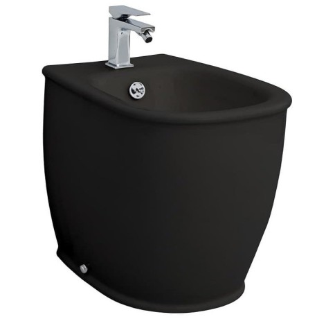 Биде Artceram Azuley напольное с одним отверстием цвет черный AZB002 03 00