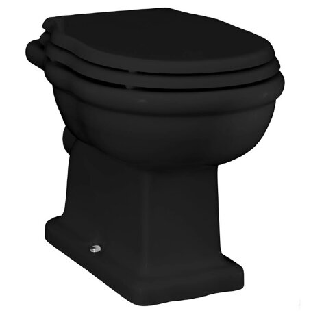 Унитаз Artceram приставной со сливом в стену цвет черный HEV003 03 00