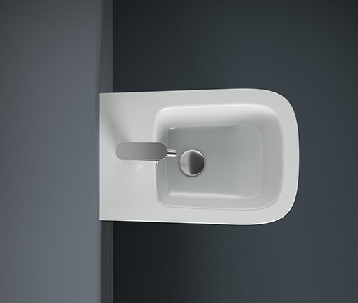 Биде Artceram A16 подвесное с одним отверстием цвет белый матовый ASB004 05 00