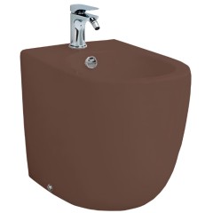 Биде Artceram File 2.0 напольное с одним отверстием цвет cocoa FLB002 39 00