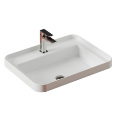 Раковина Artceram Fuori Scala встраиваемая сверху/накладная на консоль с одним отверстием цвет белый матовый TFL034 05 00