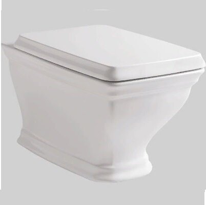 Сиденье с крышкой Artceram Civitas с плавным опусканием цвет белый CIA010 01 71