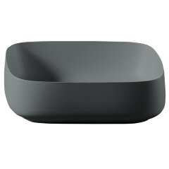 Раковина Artceram Cognac Quadro накладная без отверстий цвет Grey Olive COL008 15 00