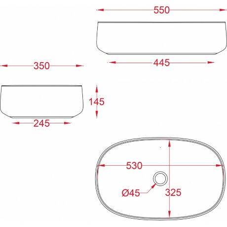 Раковина Artceram Cognac Quadro накладная без отверстий цвет Grey Olive COL008 15 00