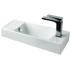 Раковина Artceram Washbasins подвесная с одним отверстием перелив белый LML002 01 00