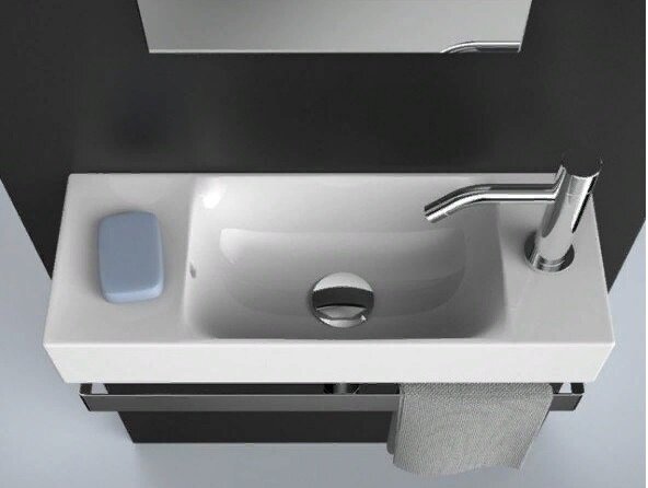 Раковина Artceram Washbasins подвесная с одним отверстием перелив белый LML002 01 00
