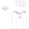 Раковина Artceram Washbasins подвесная с одним отверстием перелив белый LML002 01 00