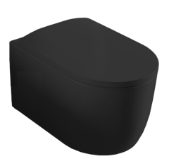 Унитаз Artceram Monet подвесной безободковый цвет черный матовый MNV001 17 00
