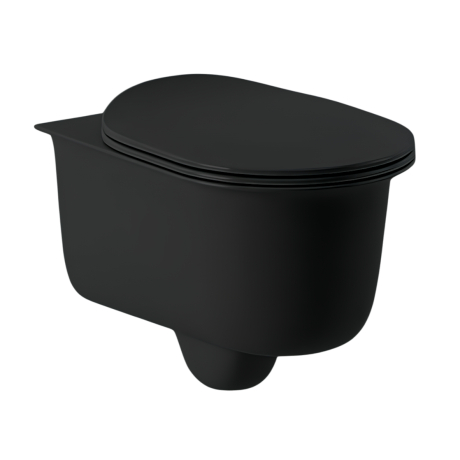 Унитаз Artceram CHIC подвесной цвет черный матовый CHV001 05 00
