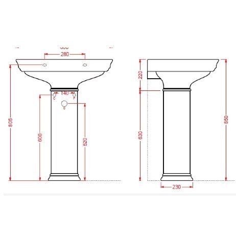 Пьедестал Artceram Civitas для раковины цвет белый CIC001 01 00