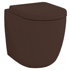 Унитаз Artceram File 2.0 приставной безободковый цвет cocoa FLV005 39 00