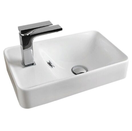 Раковина Artceram Washbasins подвесная с одним отверстием перелив белый LML003 01 00