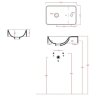 Раковина Artceram Washbasins подвесная с одним отверстием перелив белый LML003 01 00