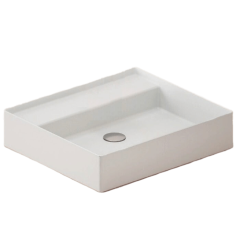 Раковина Artceram Scalino подвесная/накладная с одним отверстием цвет белый матовый SCL007 05 00