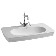 Раковина Artceram Civitas на консоль/ножки с одним отверстием цвет белый CIL002 01 00