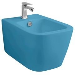 Биде Artceram A16 подвесной с одним отверстием цвет blue avio ASB001 38 00