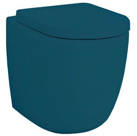 Унитаз Artceram приставной безободковый цвет petrolio FLV005 42 00