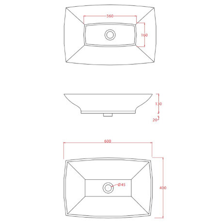 Раковина Artceram Jazz накладная без отверстий цвет белый JZL002 01 00