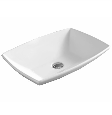 Раковина Artceram Jazz накладная без отверстий цвет белый JZL002 01 00