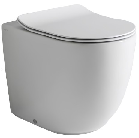 Унитаз Artceram приставной безободковый цвет матовый белый FLV005 05 30