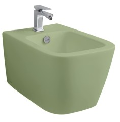 Биде Artceram A16 подвесной с одним отверстием цвет green salvia ASB001 44 00