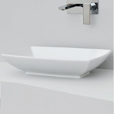 Раковина Artceram Jazz накладная без отверстий цвет белый матовый JZL002 05 00