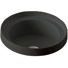 Раковина Artceram Fuori Scala встраиваемая сверху/на консоль без отверстий цвет черный матовый TFL032 17 00