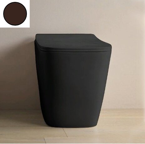 Унитаз Artceram приставной безободковый цвет cocoa ASV004 39 00