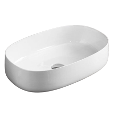 Раковина Artceram Cognac Quadro накладная без отверстий saniglaze цвет белый COL003 01 34