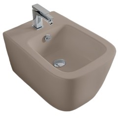 Биде Artceram A16 подвесной с одним отверстием цвет brown matera ASB001 41 00