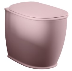Унитаз Artceram Atelier приставной безободковый цвет Pink матовый ATV002 33 00