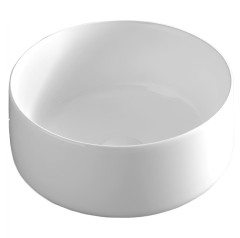 Раковина Artceram Cognac Quadro накладная без отверстий saniglaze цвет белый COL004 01 34