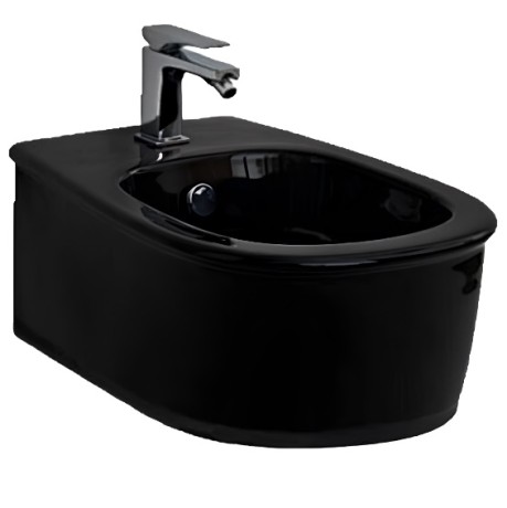 Биде Artceram Azuley подвесной с одним отверстием цвет черный AZB001 03 00