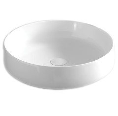 Раковина Artceram Cognac Quadro накладная без отверстий цвет белый COL002 01 00