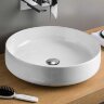 Раковина Artceram Cognac Quadro накладная без отверстий цвет белый COL002 01 00