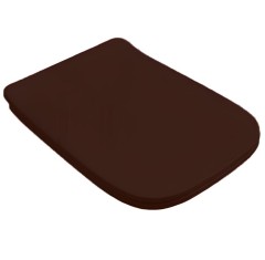 Сиденье с крышкой Artceram A16 с плавным опусканием цвет Brown cocoa ASA001 39 71