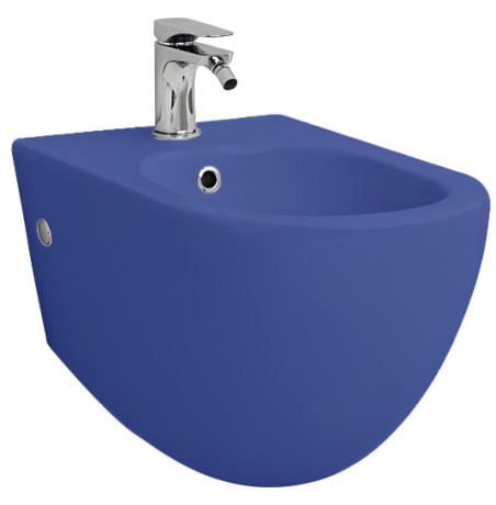 Биде Artceram File 2.0 подвесной с одним отверстием цвет blue sapphire FLB001 16 00