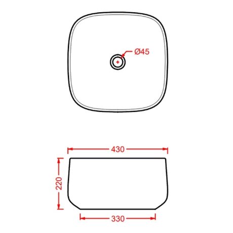 Раковина Artceram Cognac Quadro накладная без отверстий saniglaze цвет белый COL006 01 34