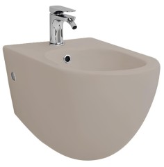 Биде Artceram File 2.0 подвесной с одним отверстием цвет brown matera FLB001 41 00