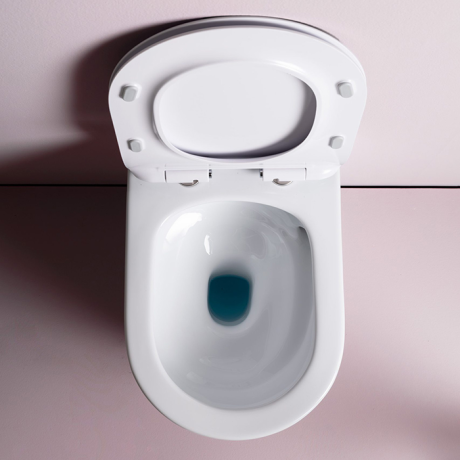 Унитаз Artceram File 2.0 напольный приставной к стене безободковый слив универсальный турбо смыв the.reel цвет белый FLV007 01 00