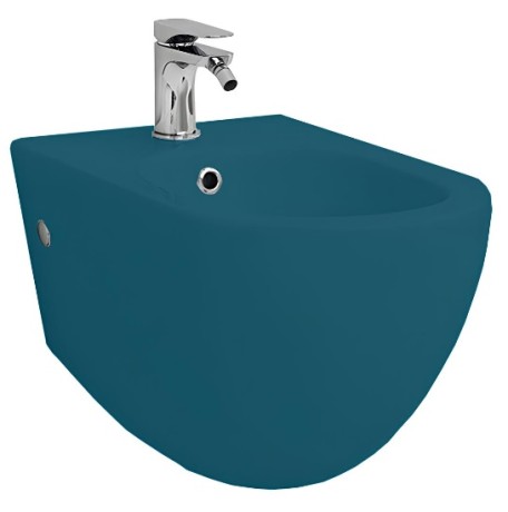 Биде Artceram File 2.0 подвесной с одним отверстием цвет petrolio FLB001 42 00